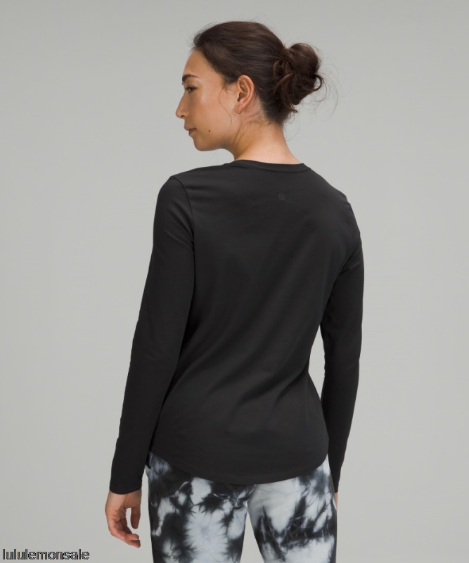 Lululemon Damen DELULU299 | Schwarzes Love Langarmshirt